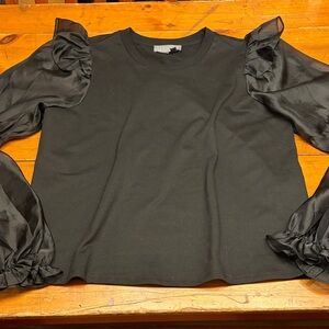 Anthropologie Puff Sleeve Blouse